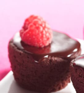 Ganache-Topped Brownie Bites