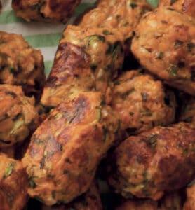 Baked Sweet Potato Zucchini Tots