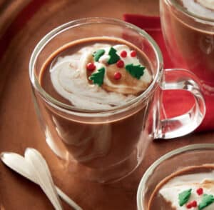 Chai Hot Chocolate with Cinnamon Cream