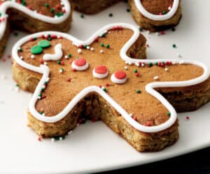 Gingerbread Boy Pancakes