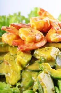 SHRIMP SALAD STUFFED AVOCADOS