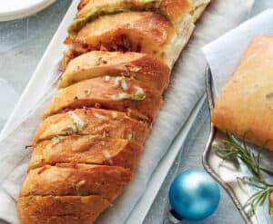 Easy Cheesy Pesto Bread