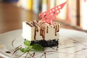 Pistachio–Vanilla Bean Cheesecake
