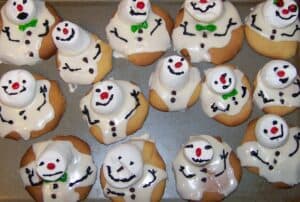 Melting Snowman Cookies