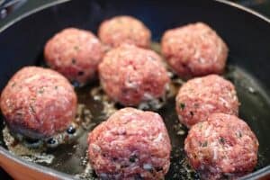 Honey and Garlic Pork Meatballs