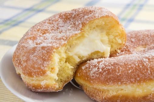 Cream Filled Doughnuts
