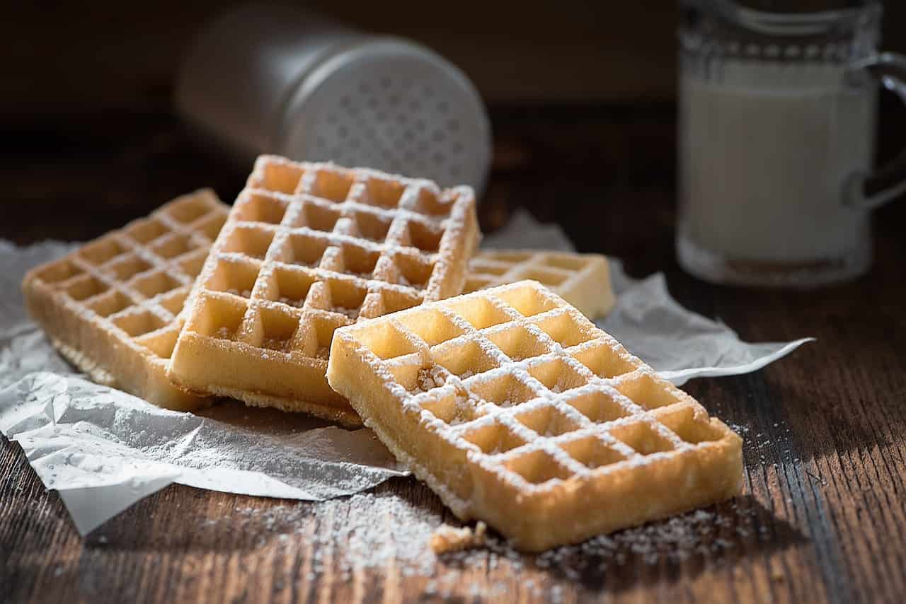 Corn Waffles With Cilantro-Lime Butter