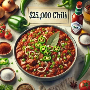 $25,000 Gourmet Chili