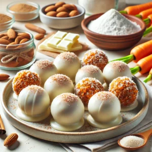 Carrot Cake Protein Truffles