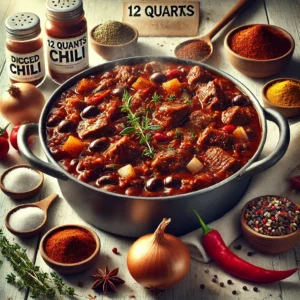 Hearty 12-Quart Chili