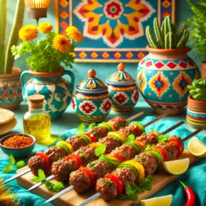 Afghan Minced Meat Kebabs: Traditional Grilled Skewers