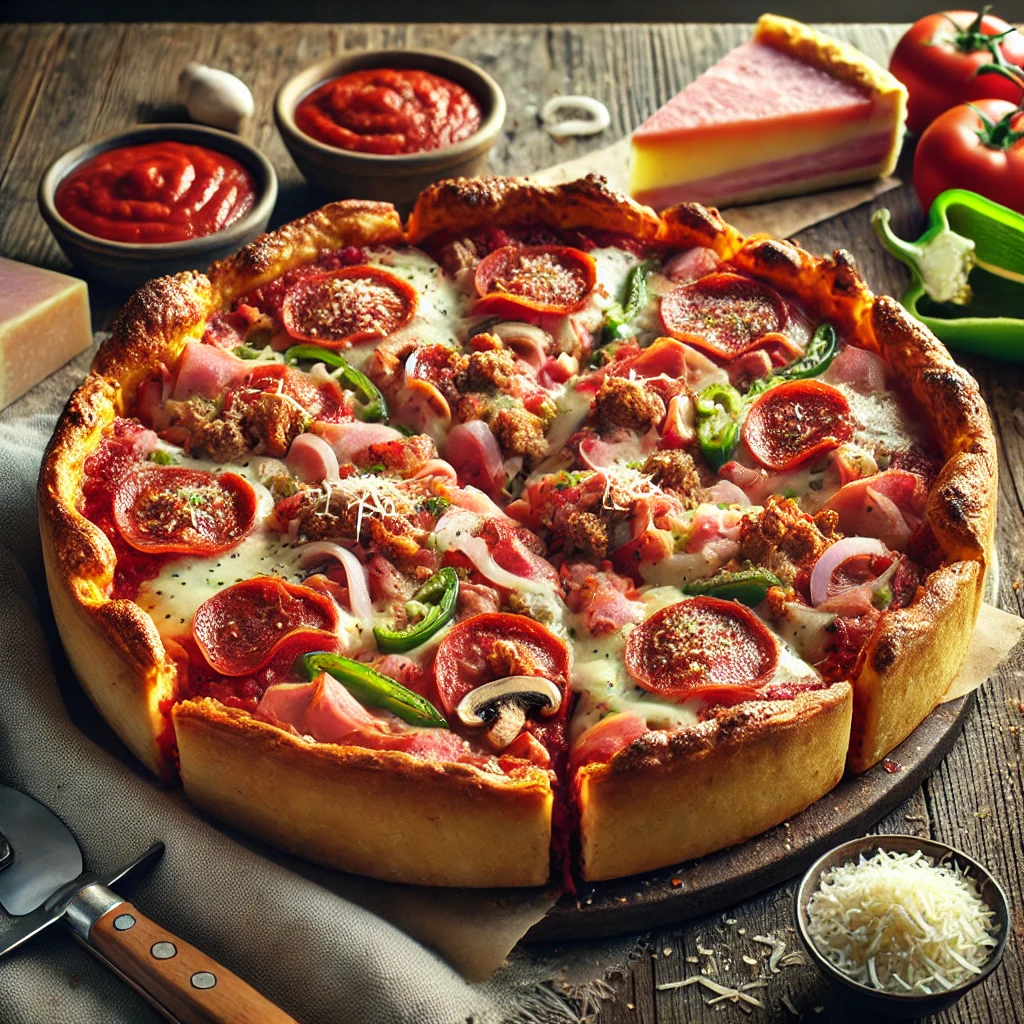 Authentic Chicago-Style Pizza