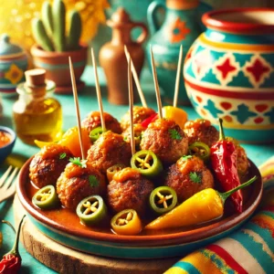 Authentic Spanish Pork Meatballs in Piquillo Pepper Sauce