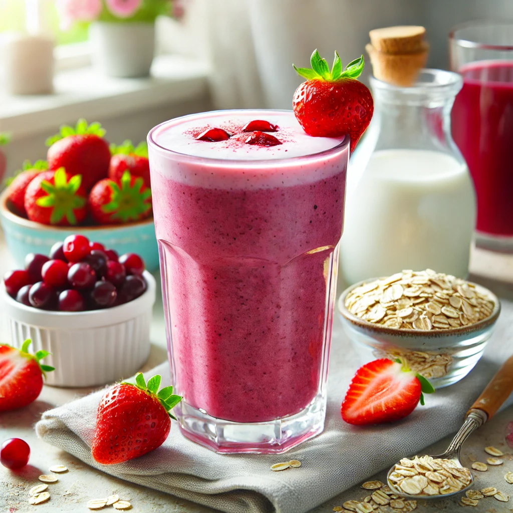 Berry Power Oat Smoothie