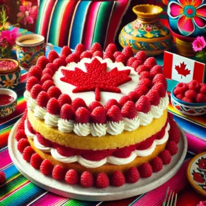 Canadian Raspberry Layer Cake