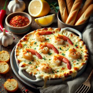 Cheesy Shrimp Scampi Dip Delight