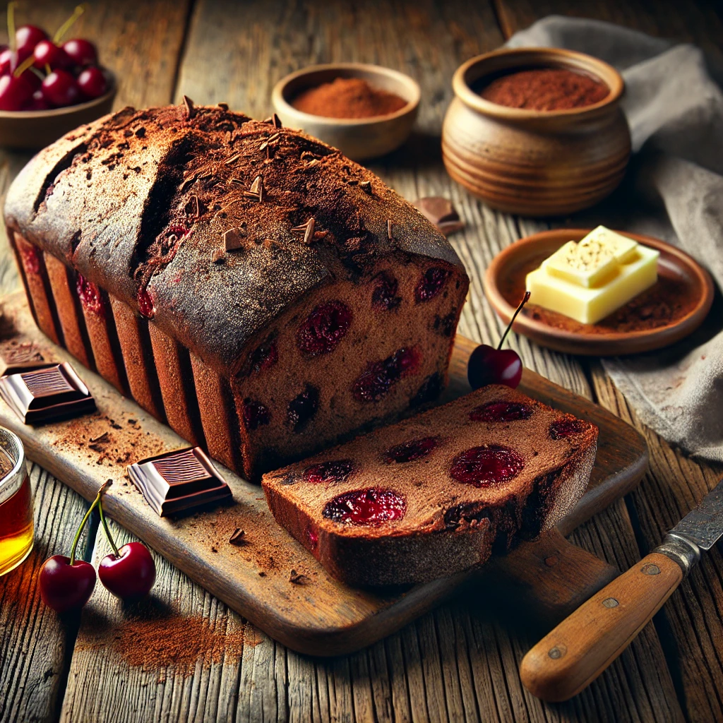 Chocolate and Sour Cherry Bread