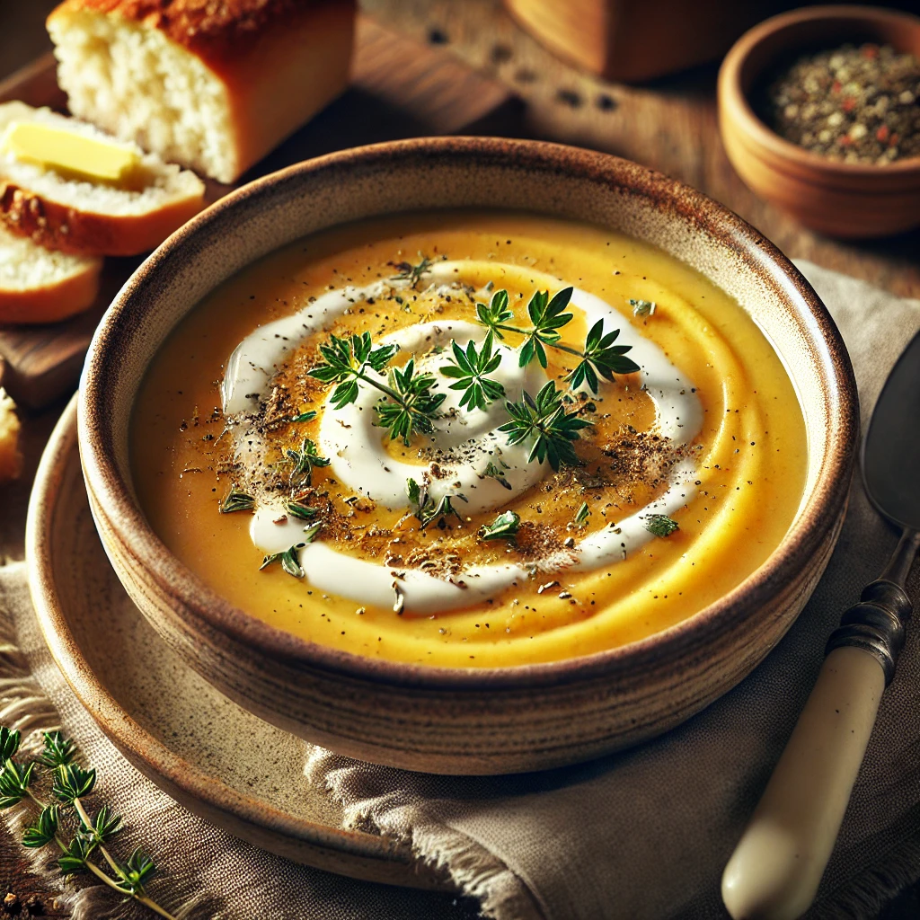 Creamy Potato and Turnip Soup