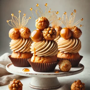 French Praline Croquembouche Cupcakes Recipe