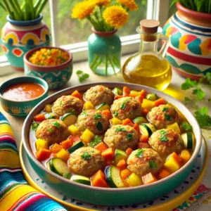 Healthy Veggie and Turkey Meatballs