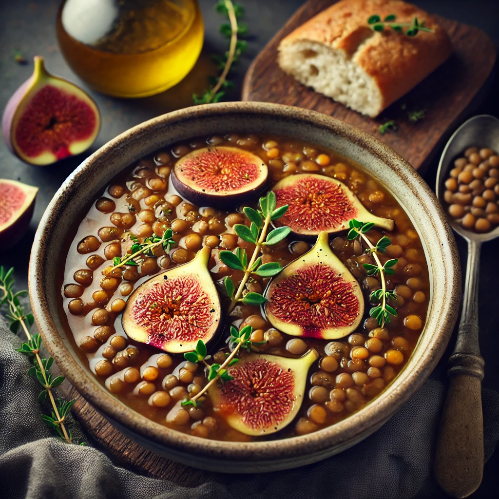 Hearty Fig and Lentil Soup