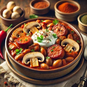 Hearty Sausage and Mushroom Chili