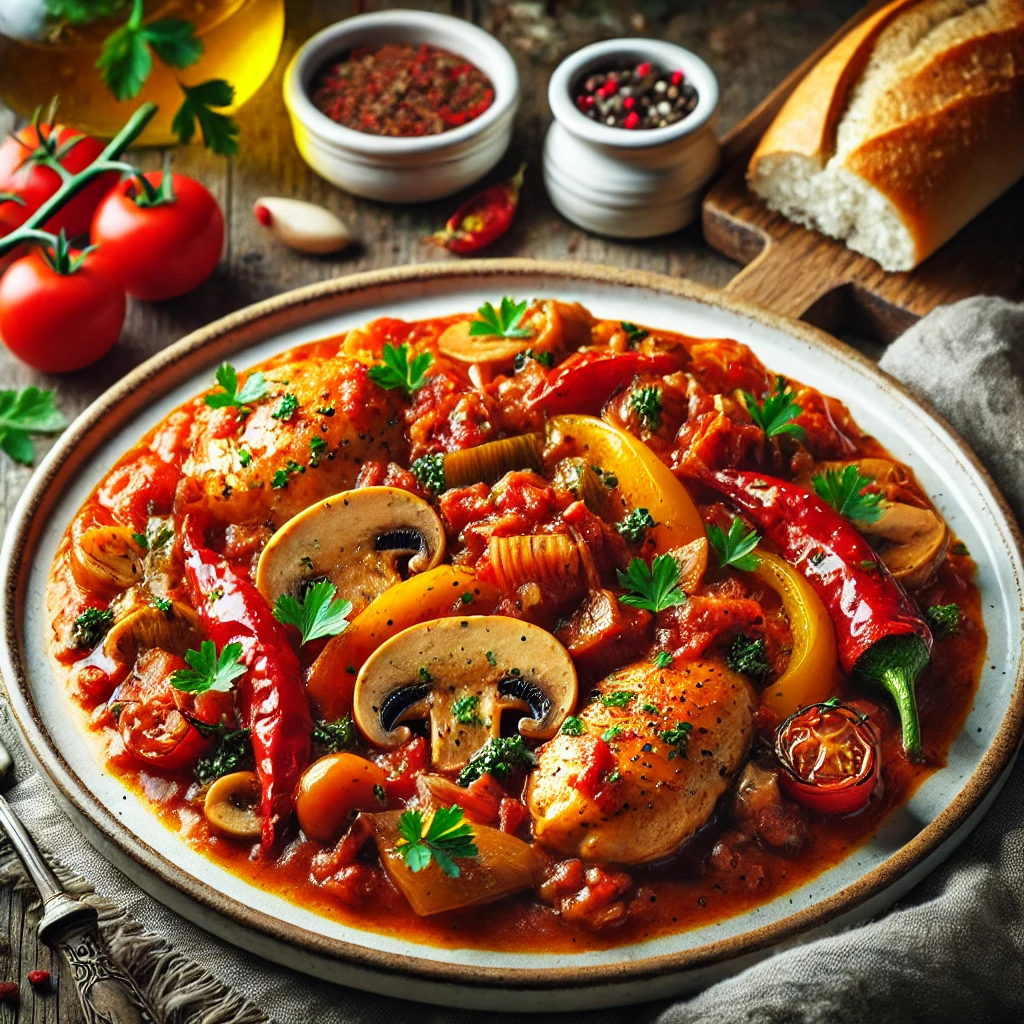 Italian-Inspired Chicken Cacciatore