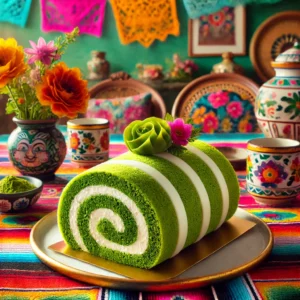 Japanese Matcha Green Tea Roulade Recipe