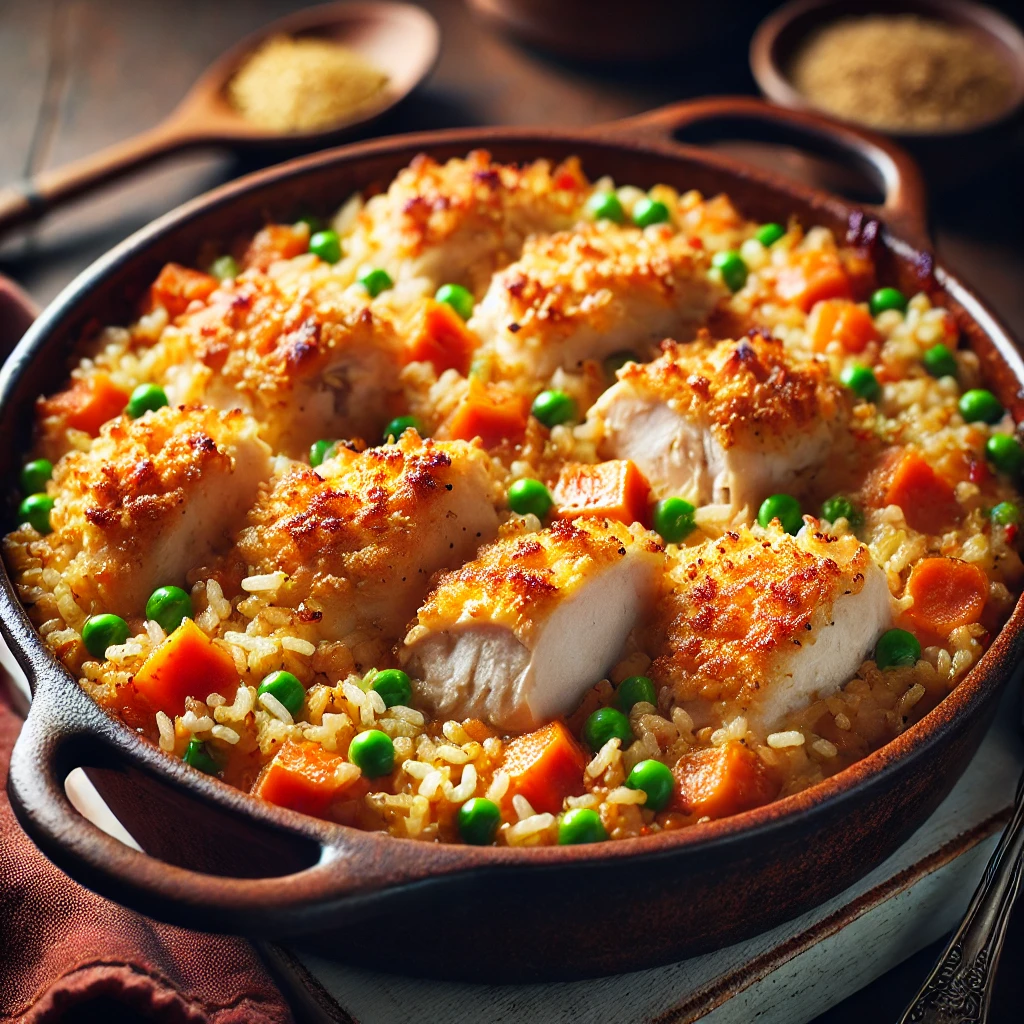 One-Pot Chicken and Rice Casserole