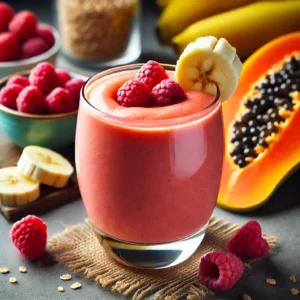 Papaya Berry Smoothie