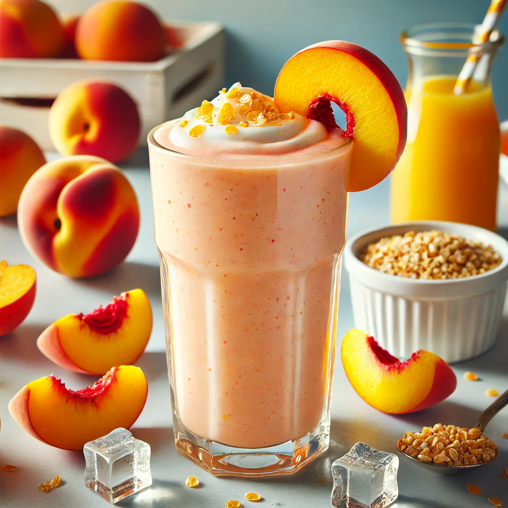 Peach Energy Boost Smoothie