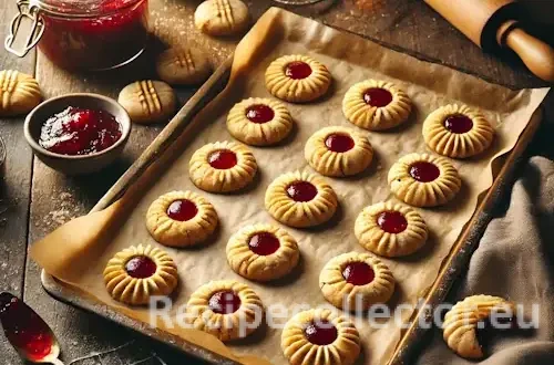 Peanut Butter and Jelly Thumbprints