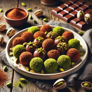 Pistachio Chocolate Truffles
