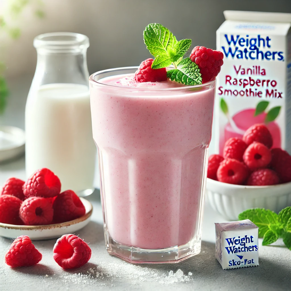 Low-Fat Raspberry Smoothie