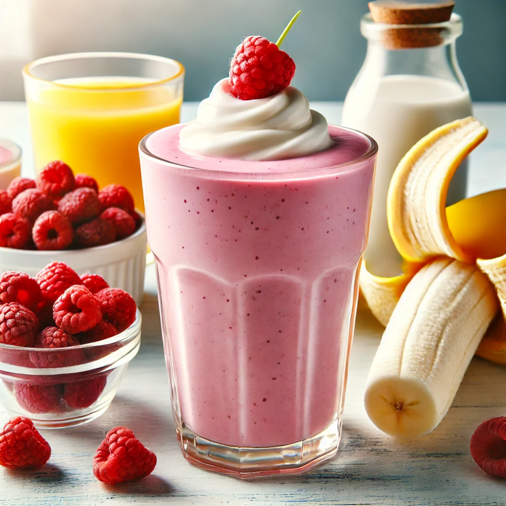 Raspberry Cream Delight Smoothie
