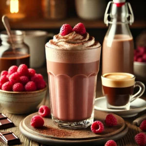 Raspberry Mocha Cappuccino Smoothie