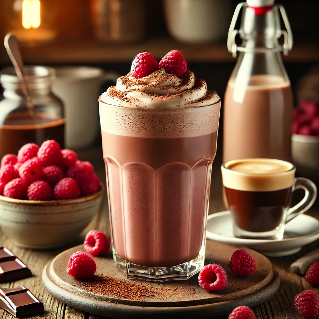 Raspberry Mocha Cappuccino Smoothie