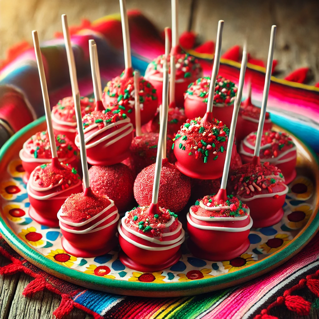 Red Velvet Cake Pops of Happiness