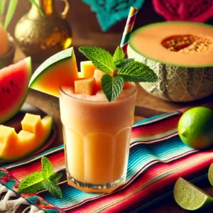 Refreshing Melon Mint Smoothie