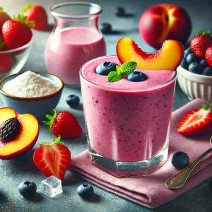 Refreshing Nectarine Berry Smoothie