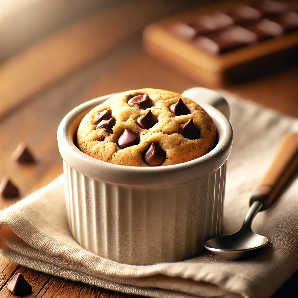 Single Serve Microwave Chocolate Chip Cookie