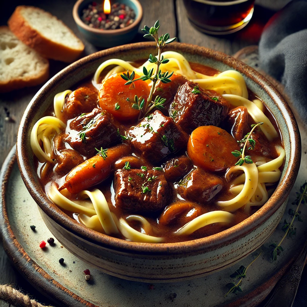 Slow-Cooked Beef Carbonnade