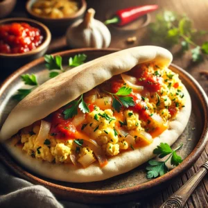 Slow-Cooked Breakfast Pitas