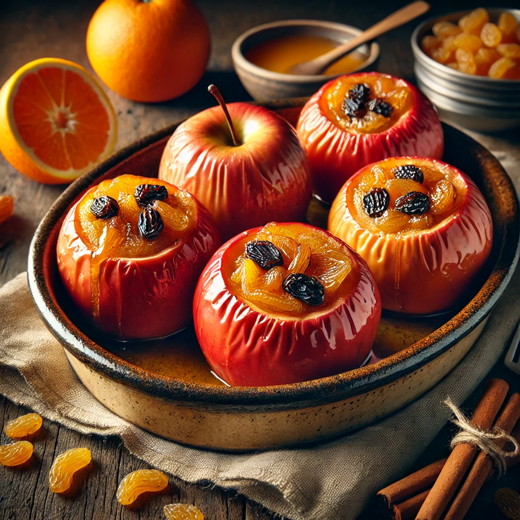 Slow-Cooked Stuffed Apples with Orange and Raisins