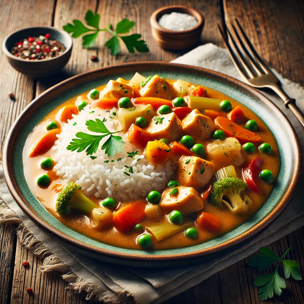 Slow Cooker Chicken à la King