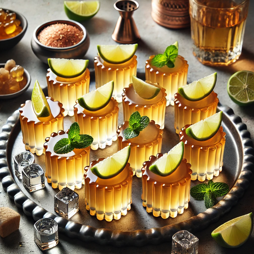 Sophisticated Moscow Mule Jelly Shots