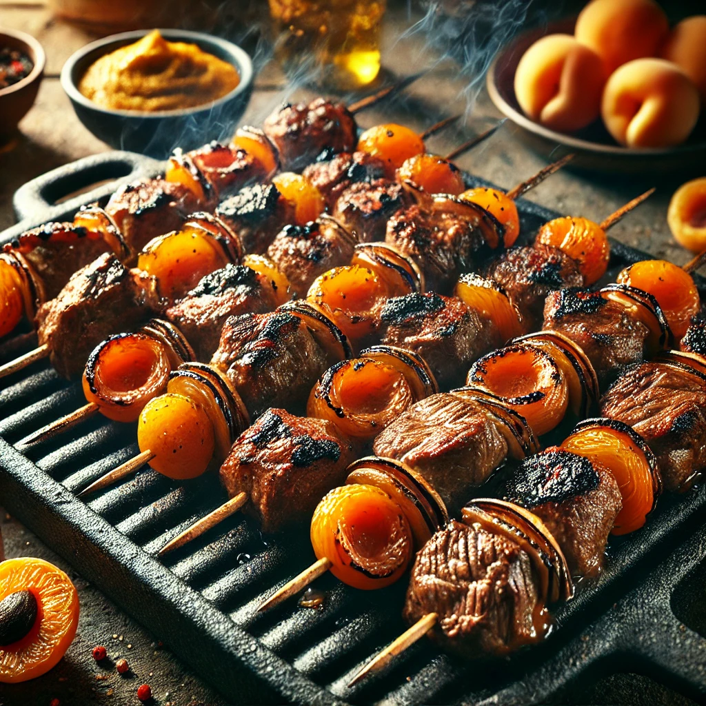 South African Lamb and Apricot Sosaties