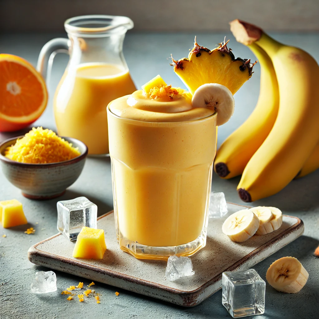 Tropical Orange Banana Cream Smoothie