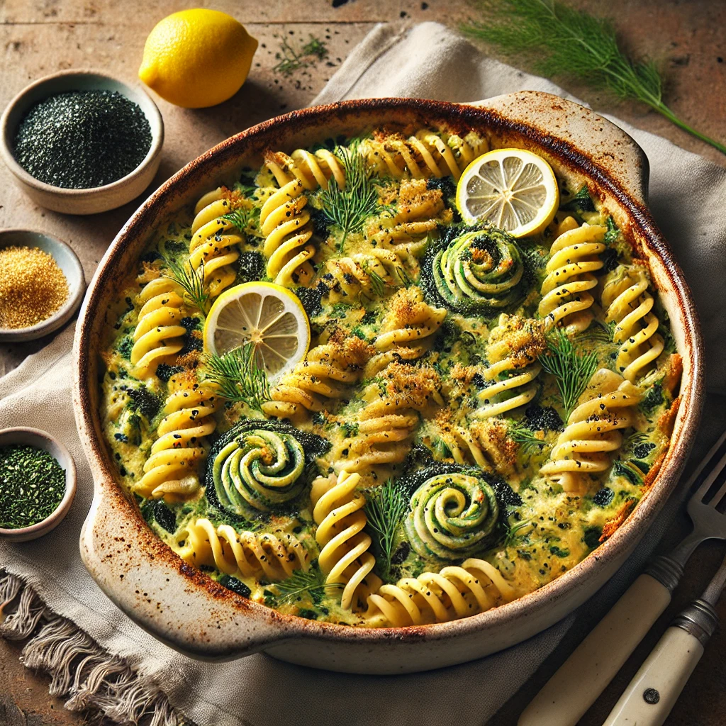 Vegan Ocean-Inspired Pasta Bake