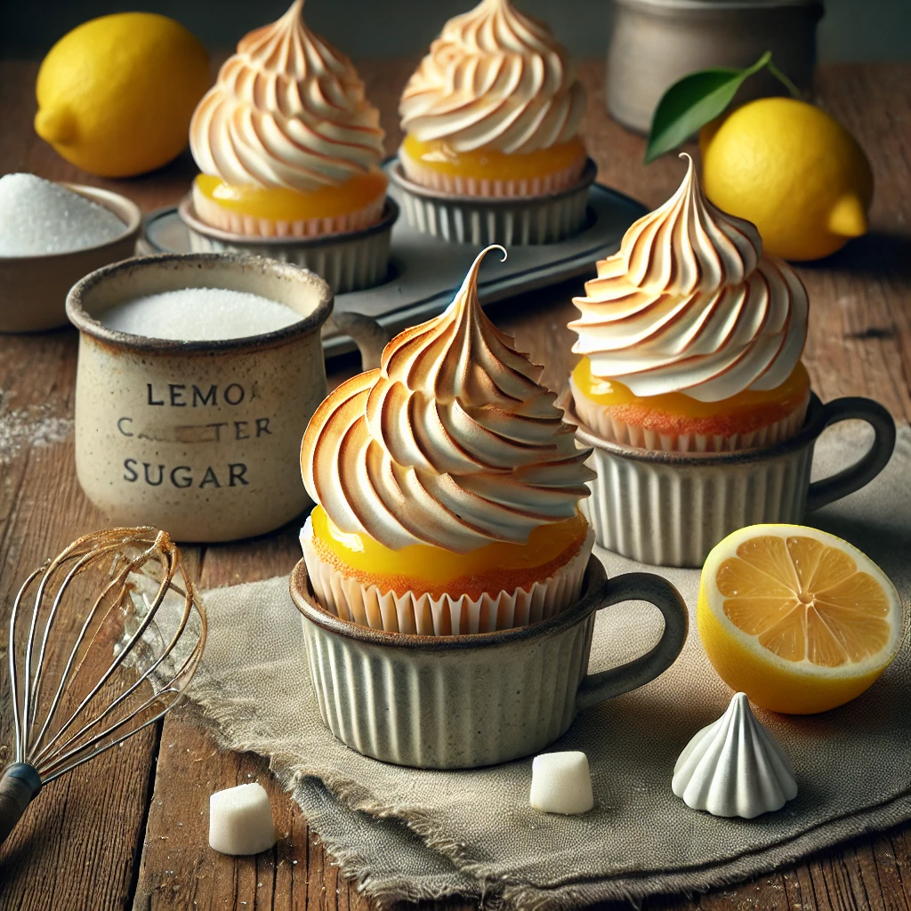 Zesty Lemon Meringue Cupcakes